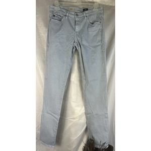 Womens Adriano Goldschmied jeans Light Blue/Gray 28R The Stilt Cigarette Leg
